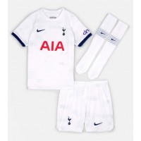 Camiseta Tottenham Hotspur Brennan Johnson #22 Primera Equipación Replica 2023-24 para niños mangas cortas (+ Pantalones cortos)